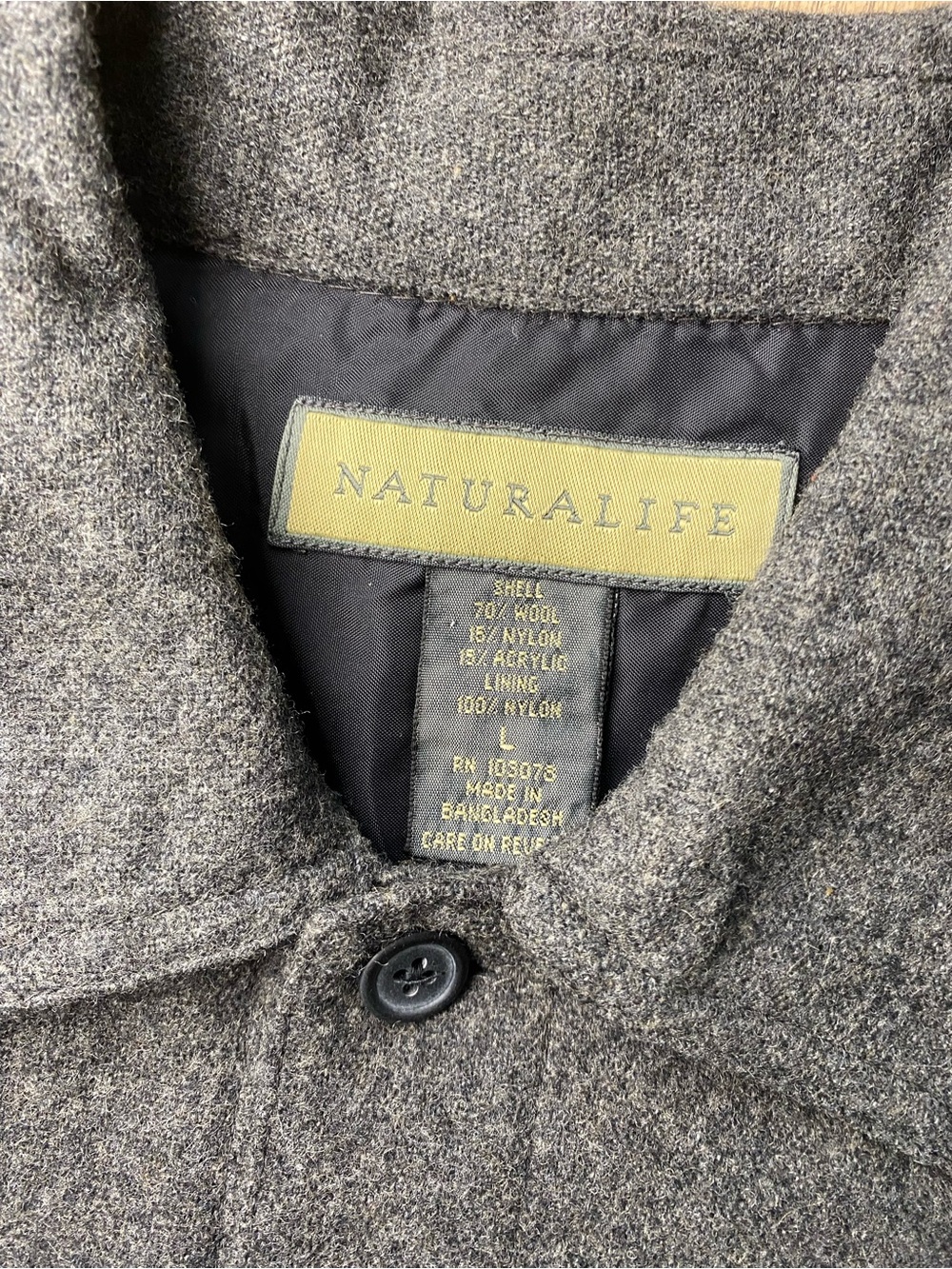 NATURALIFE Men's Heavyweight Shacket Men’s L